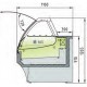 Vitrina expositora refrigerada con cristal elevable VE-10E