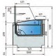 Vitrina expositora modular pastelera VEGPC-10