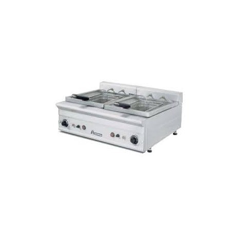 Freidora eléctrica sobremsa serie 550 snack 10+10 litros FRS-25