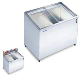 CONGELADOR TAPA DE CRISTAL CORREDERA IC 400 SC