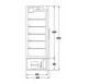 ARMARIO PUERTA DE CRISTAL MULTIMEDIA EV 600 NT