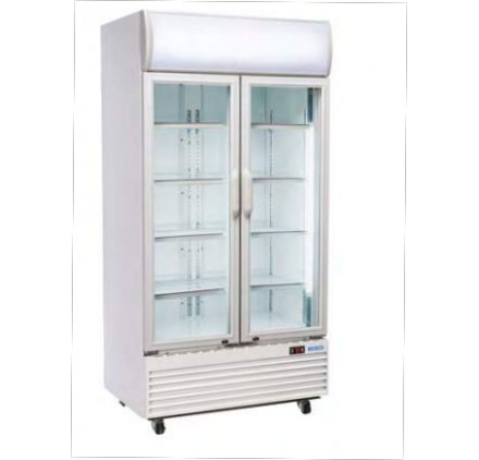 ARMARIO PUERTA DE CRISTAL CON DISPLAY DC800H