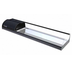 VITRINA ONIX 6 PLACA FRIA NEGRA