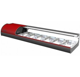 VITRINA ONIX 6 ROJA