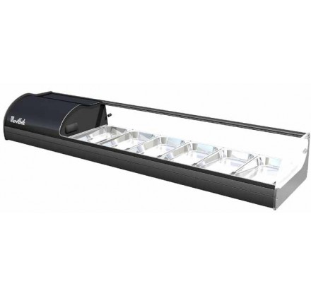 VITRINA ONIX 6 NEGRA