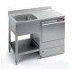 Fregadero con escurridor y orificio 1800x700 FR-718/111D