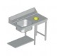 Mesa prelavado izquierda MPI-1500 para P/X/S/ ST-1400 (1500x750x850)