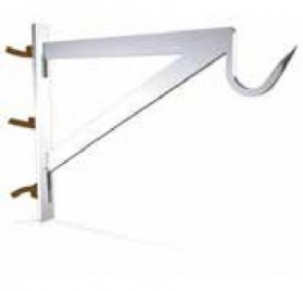 Gancho cartela fijo y giratorio modelo recibir de 495x40x630 mm.
