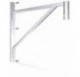 Soporte cartela fijo y giratorio para balanzas de 450x40x535x30 mm.