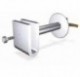 Soporte recto para recibir 130x50x40 mm.