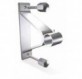 Soporte puente c/trasera para tubo 200x149x38 mm.