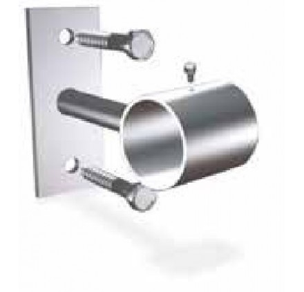 Soporte recto para tubo 50x38 mm.