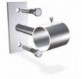 Soporte recto para tubo 100x38 mm.