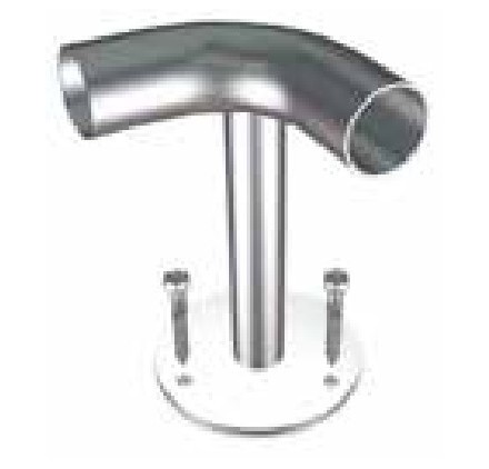 Soporte de suelo en escuadra 300x38 mm.