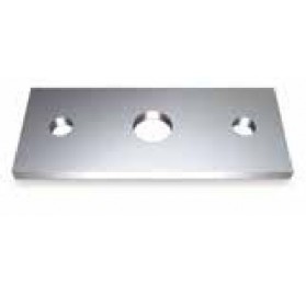 Plaqueta 100x40x5 mm. soldada