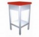 Tajo lastrado fibr roja c/entrep 400x400x900 mm.