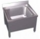 Fregadero gran capacidad 1C,EI 1600x700x850 mm. Cubeta 950x500x400 mm.