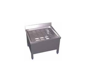 Fregadero vertedero 1C 700x600x500 mm. Dimensiones cubeta 500x500x300 mm.