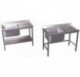 Fregadero c/soporte c/entre.1C 1000x600x850 mm. Dimensiones cubeta 860x495x380 mm.