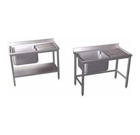 Fregadero c/soporte c/entre.1C 1000x600x850 mm. Dimensiones cubeta 860x495x380 mm.