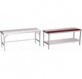 Mesa prepar.central fb.roja c/ent.2000x800x850 mm.