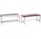 Mesa prepar.mural fb.roja c/ent.1500x600x850 mm.