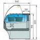 Vitrina expositora refrigerada para cubetas VE-9-ES