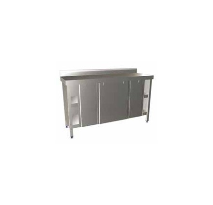 Mesa mural c/ptas. corred. y 4 cajones 1500x600x850 mm.