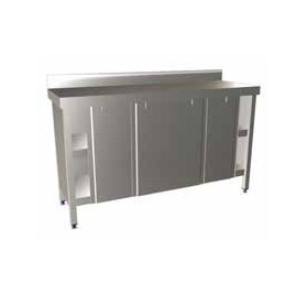 Mesa mural c/ptas. corred. y 4 cajones 1500x500x850 mm.
