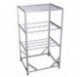 Palet para jamones 3 niveles 1153x953x2033 mm. Construido totalmente en acero galvanizado. Ganchos inox