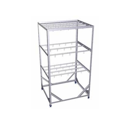 Palet para embutidos 4 niveles 1153x953x2033 mm. Construido totalmente en acero galvanizado.