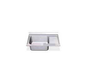 Fregadero 1000x700 1 cubeta y 1 escurridor dcha. dimensiones cubeta 500x500x300 mm.