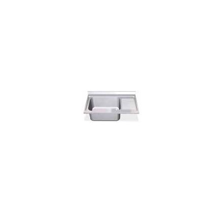 Fregadero 1000x700 1 cubeta y 1 escurridor dcha. dimensiones cubeta 500x500x300 mm.