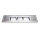 Fregadero 1800x700 3 cubetas y 2 escurridores dimensiones cubeta 500x400x300 mm.