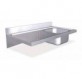 Fregadero para encastrar 860x500 1 cubeta y escurridor izda. Dimensiones cubeta: 340x370x170 mm.