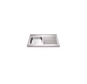 Fregadero 1300x700 1 cubeta gc y 1 escurridor izquierda dimensiones cubeta 800x500x400 mm.