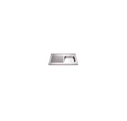 Fregadero 1600x700 1 cubeta gc y 1 escurridor derecha dimensiones cubeta 950x500x400 mm.