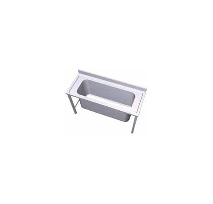 Fregadero gran capacidad 1500x600 mm. 1 cubeta Dimensiones cubeta: 1160x420x600 mm.