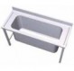 Fregadero gran capacidad 1500x600 mm. 1 cubeta Dimensiones cubeta: 1160x420x600 mm.