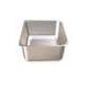 Fregadero para soldar a mesa, mano dcha., 600x500x300 mm.