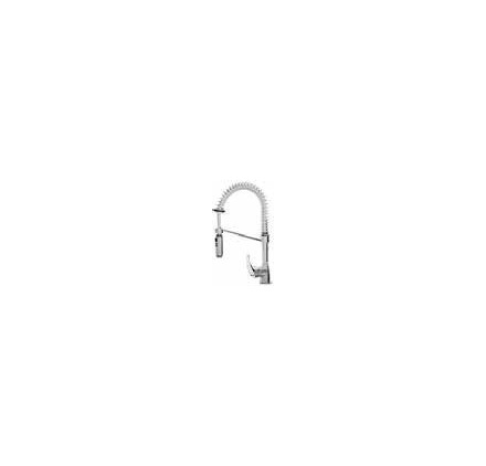Grifo monomando codo sobremesa dos aguas 230x115x3/8"