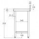 MESA ACERO INOXIDABLE GAMA 500