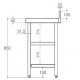 MESA ACERO INOXIDABLE GAMA 500
