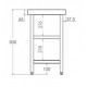MESA ACERO INOXIDABLE GAMA 600