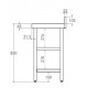 MESA ACERO INOXIDABLE GAMA 600