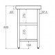 MESA ACERO INOXIDABLE GAMA 700