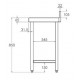MESA ACERO INOXIDABLE GAMA 700