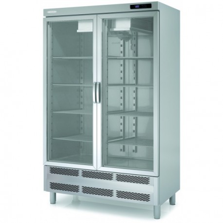 ARMARIO REFRIGERADO SNACK PUERTAS CRISTAL AR-125-2-E